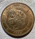 FRANCE 10 CENTIMES 1882A-AUNC0