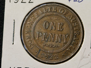 Australia 1922 penny
