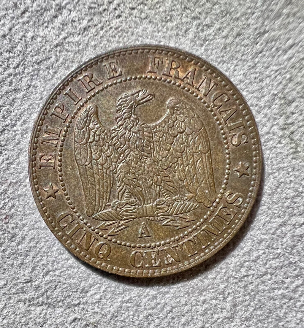 FRANCE. 5 CENTIMES 1865 A-AUNC1