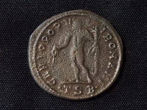 Maximinus II, 310-313 AD, AE Follis, 27mm  Genius Rev, Thessalonica