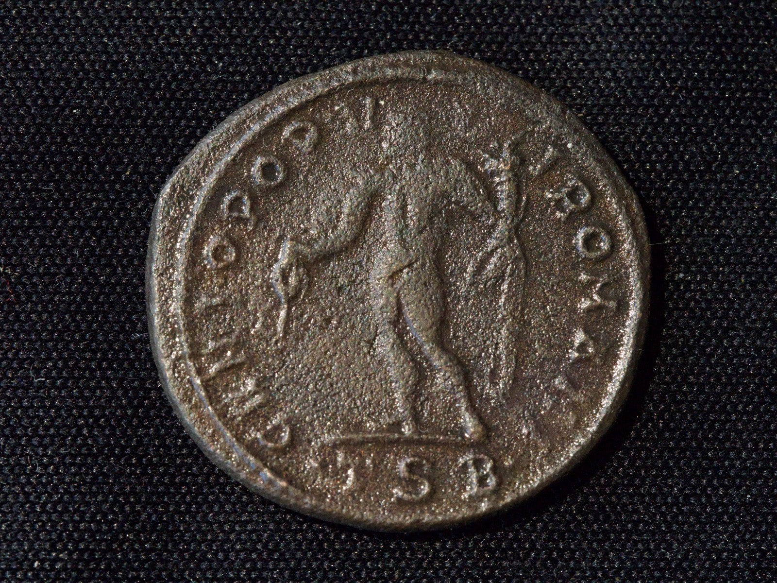 Maximinus II, 310-313 AD, AE Follis, 27mm  Genius Rev, Thessalonica0