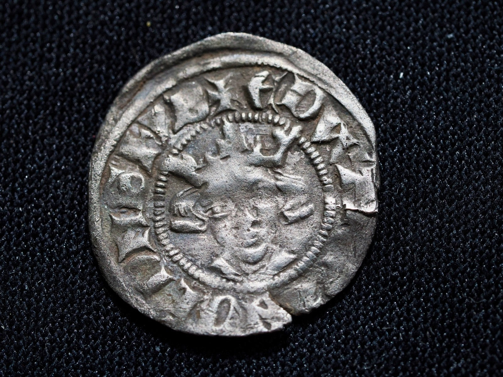 Edward II penny, class 14 Cantor0