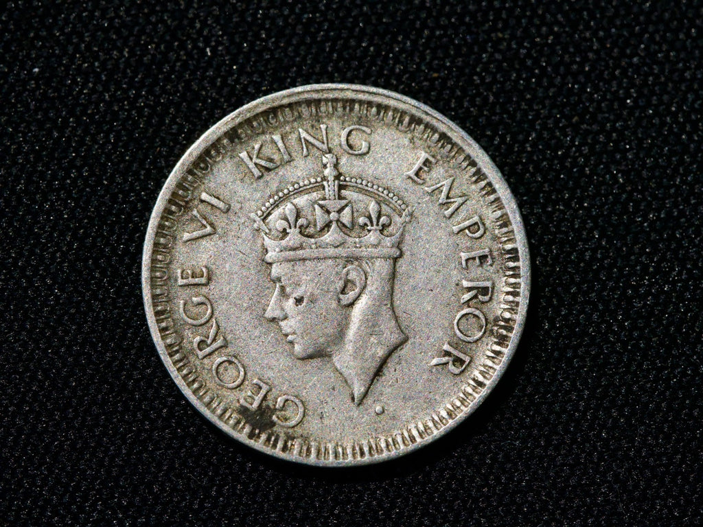 India  George VI Quarter  Rupee 19451