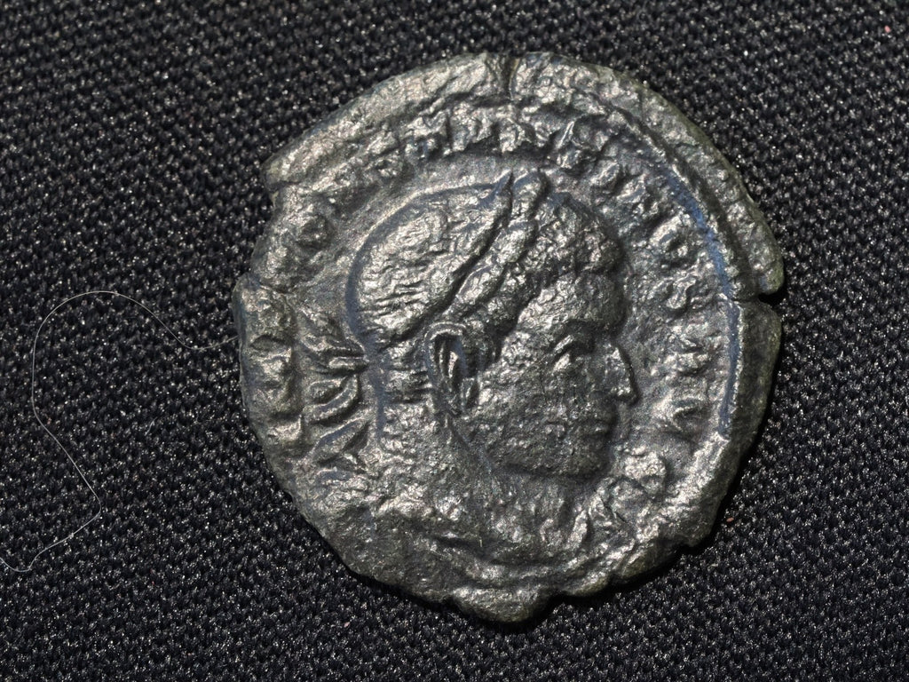 Constantine I follis Sol Invicto, Trier  mint-T F in field-19mm diameter1
