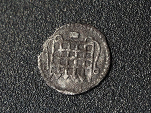 Elizabeth I Portcullis halfpenny mm Tun S.2581