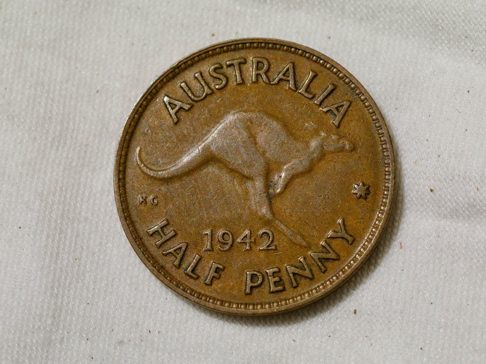 Australia  Half Penny 1942M0
