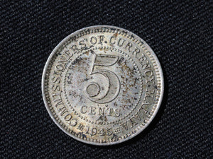 Malaya 5 Cents 1945