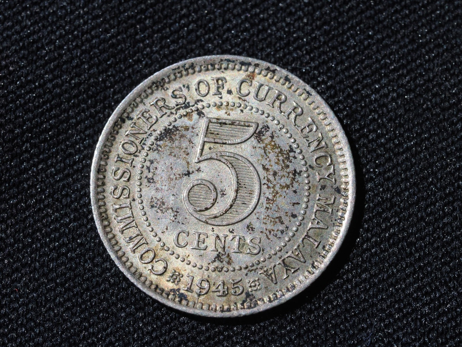Malaya 5 Cents 19450
