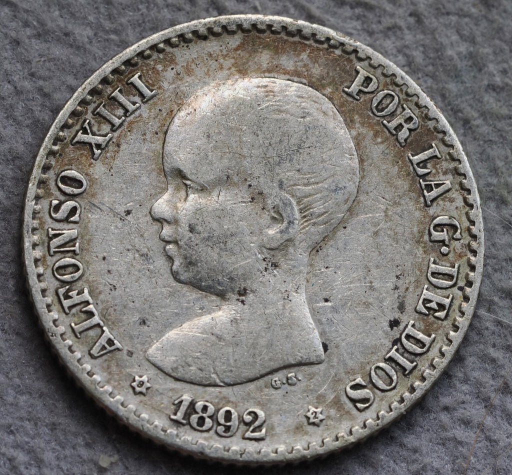 Spain 50 Centimos 1892 (92)1
