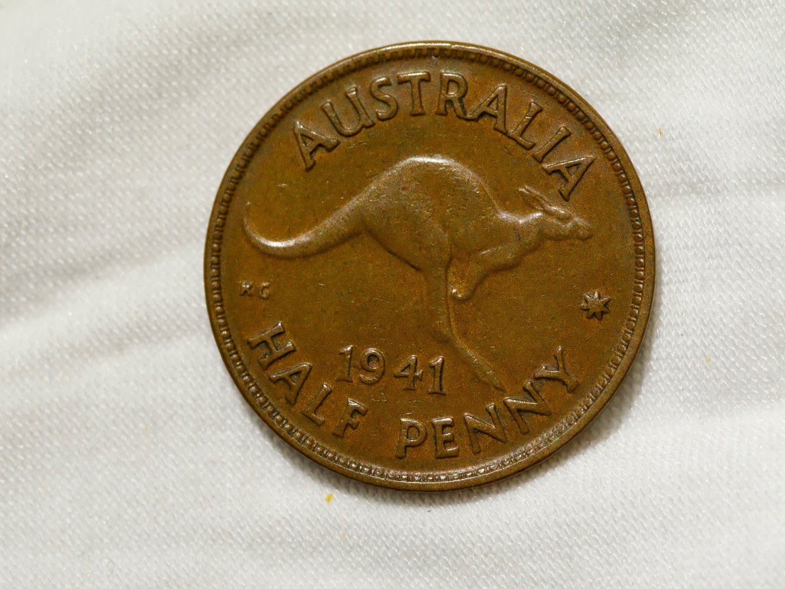 Australia  Half Penny 19410
