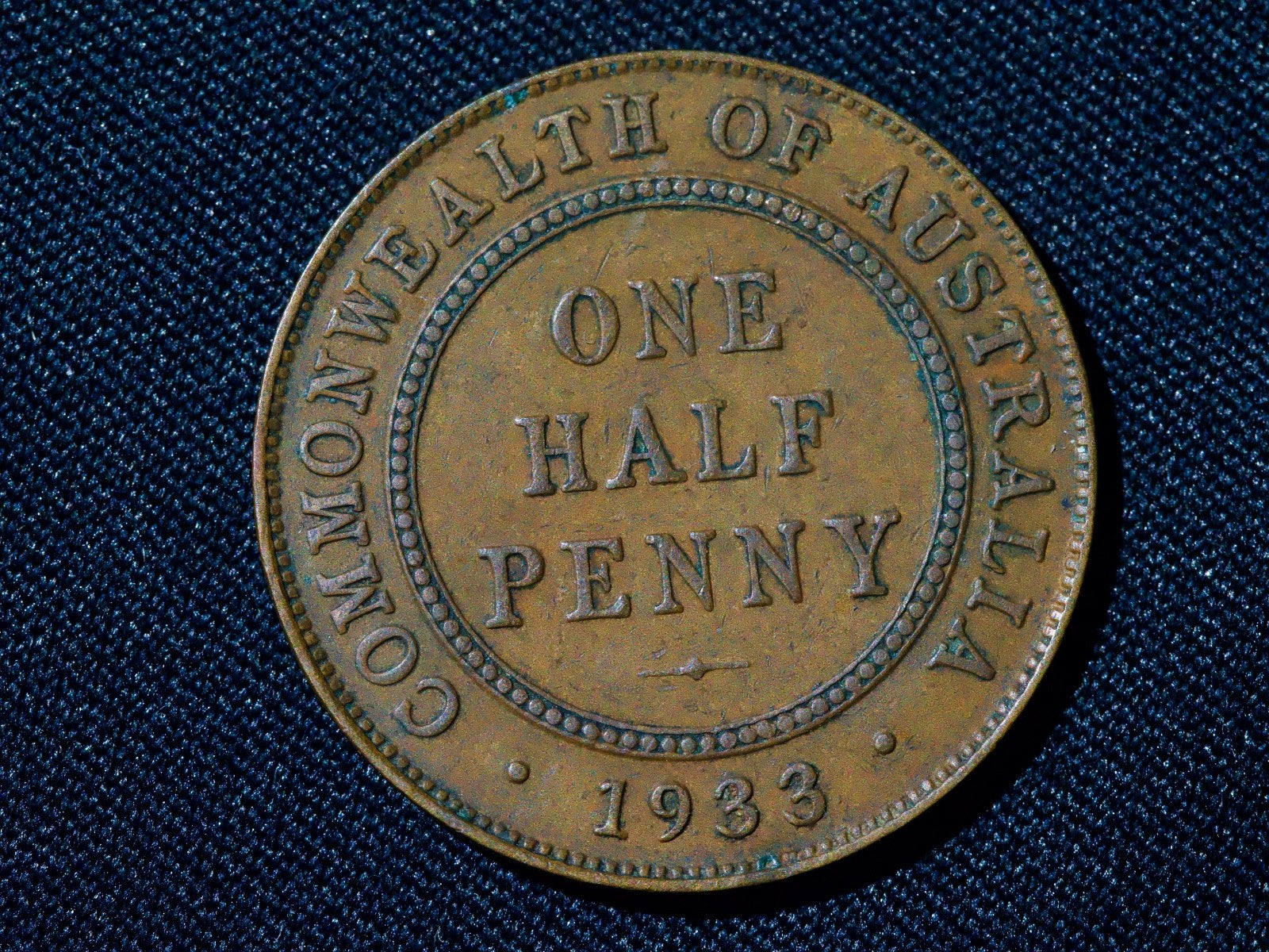 Australia  Half Penny 19330