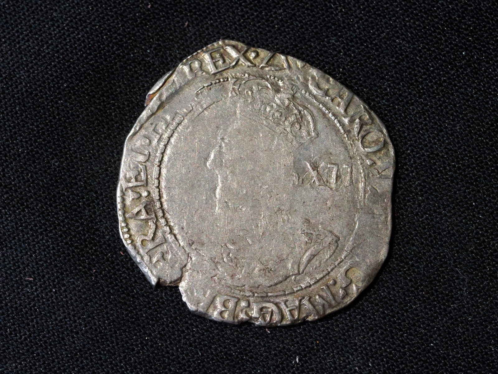 Charles I Shilling S2796 mm triangle1