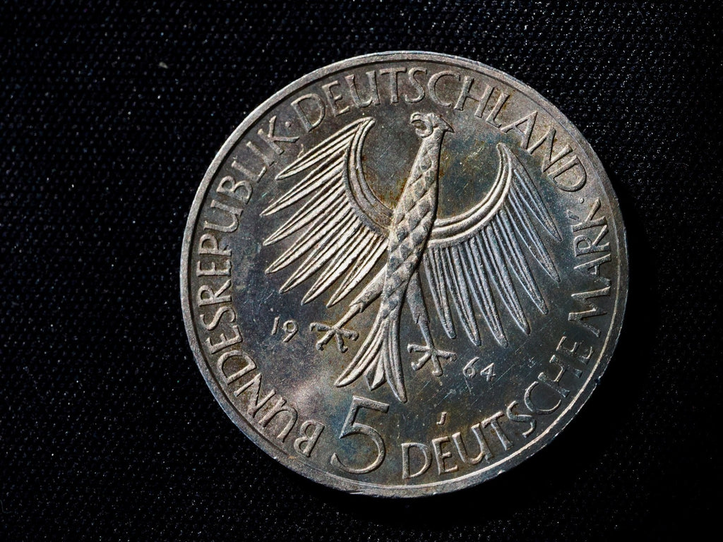 Germany 5 Marks 1964J 150th Anniversary - Death of Johann Gottlieb Fichte-PROOF1