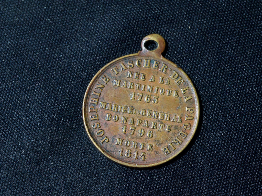 Joséphine Tascher de la Pagerie Born in Martinique 1763 medallion0