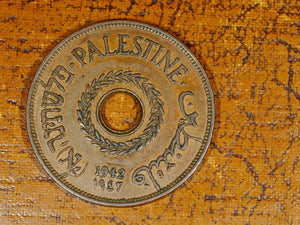 Palestine Coin, 20 Mils, 1942 high grade