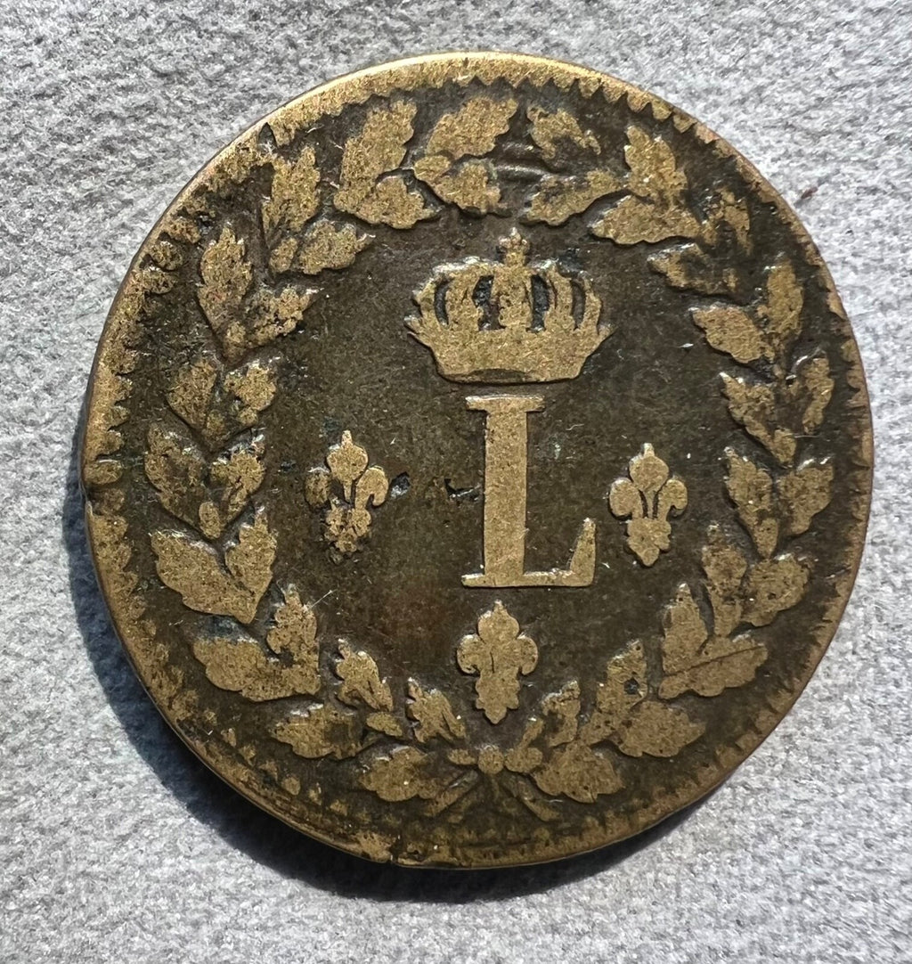 France, Decime, 1815 BB light type1