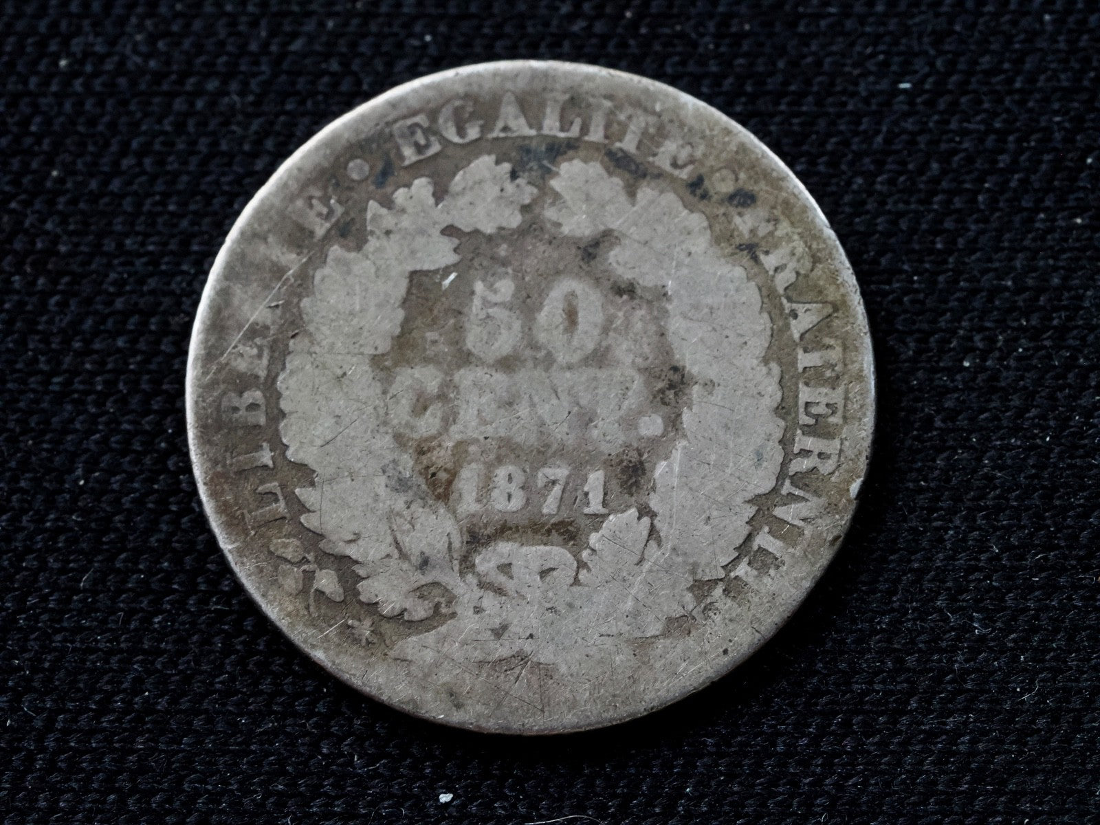France, 50 centimes 18711