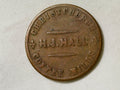 New Zealand Penny token, H.J. Hall, Christchurch. Gray 92s, Renniks 1650