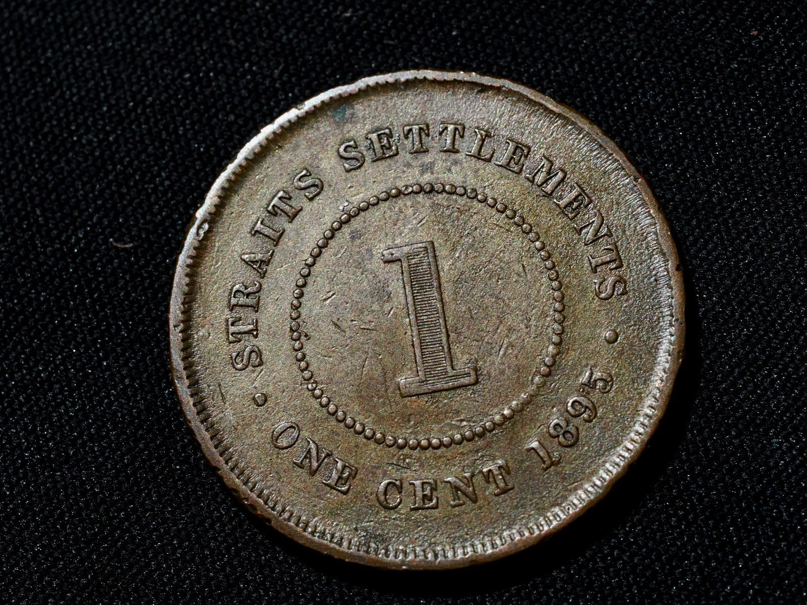 Straits Settlements - 1895 - one cent - Queen Victoria1