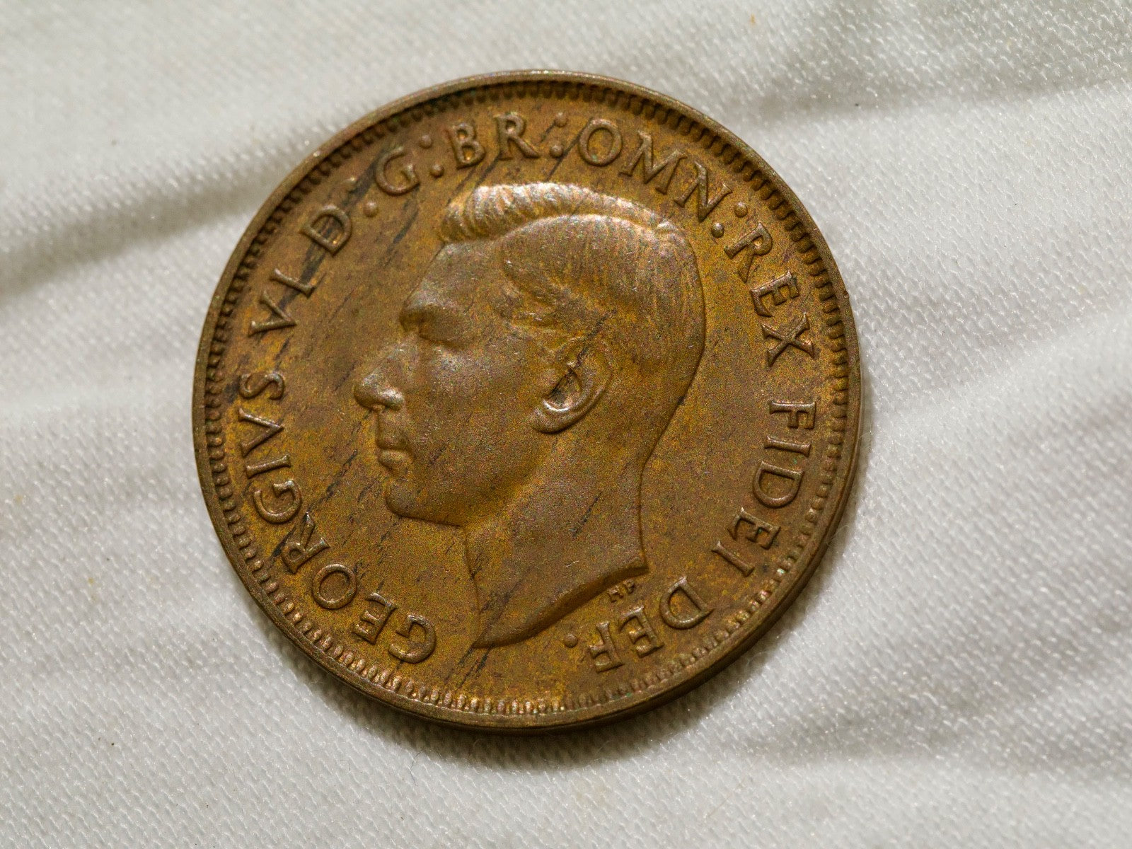 Australia  Half Penny 1950 dot1