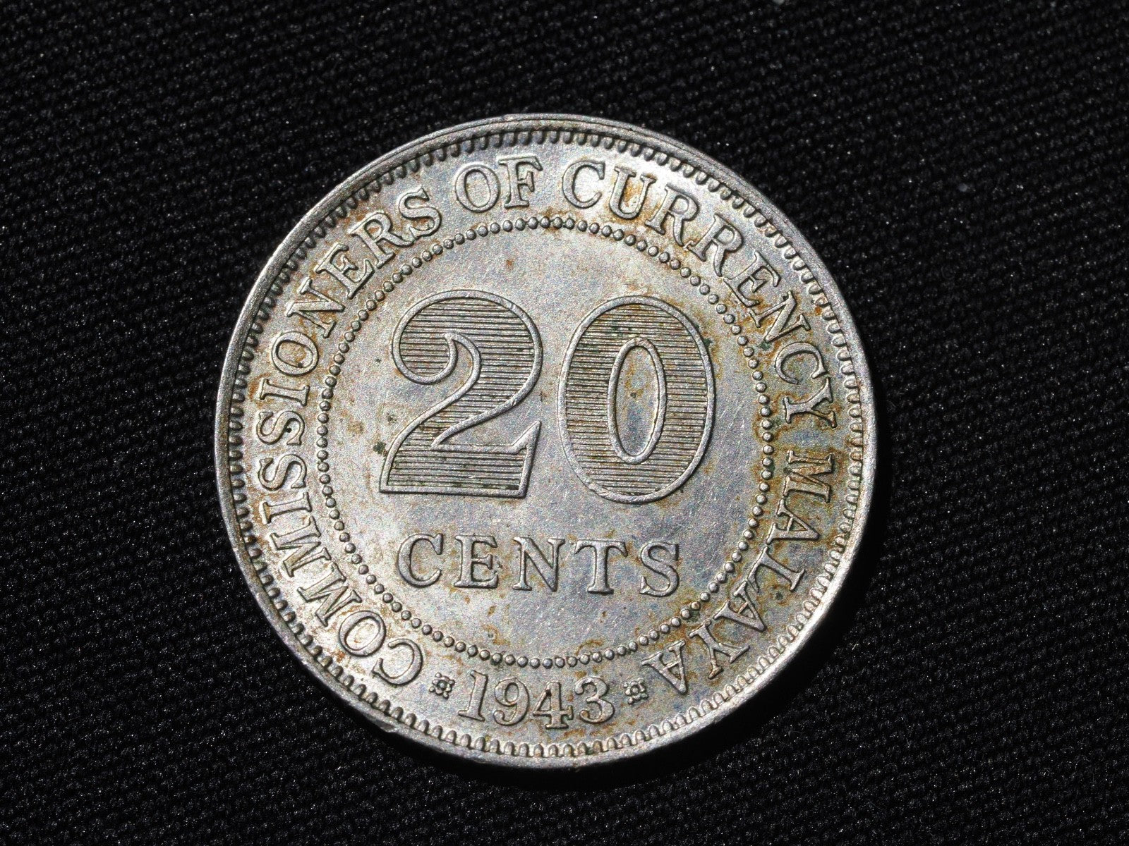 Malaya 20 Cents 19430