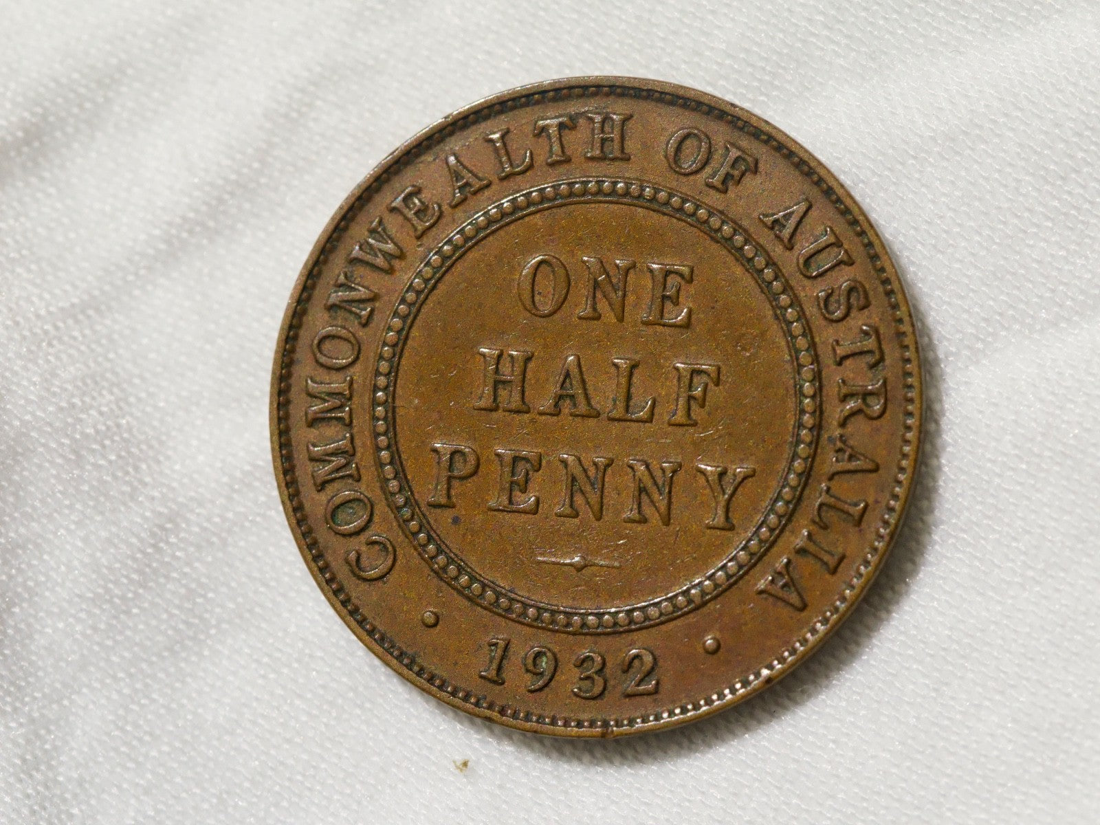 Australia  Half Penny 19320