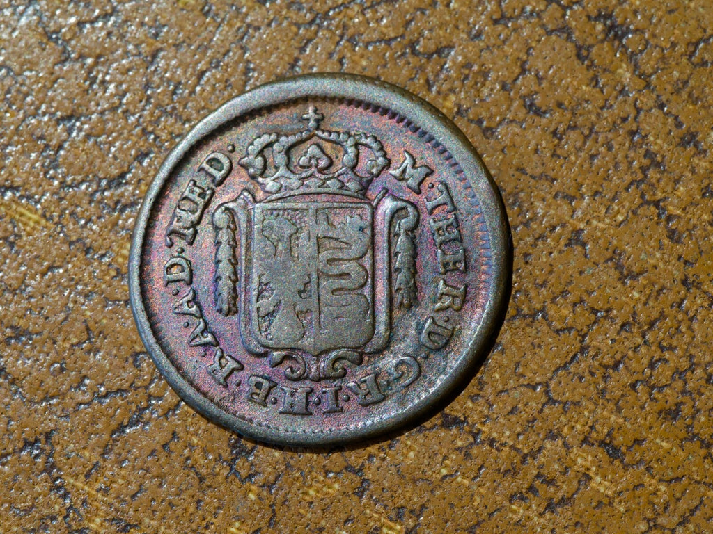 Italy 1777 Italian States MILAN 1/2 Soldo Maria Theresa-toned.1
