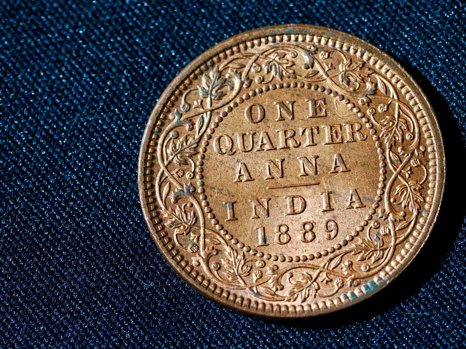 India 1/4 Anna 1889C-UNC0