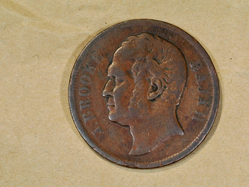 1863 Sarawak One Cent1