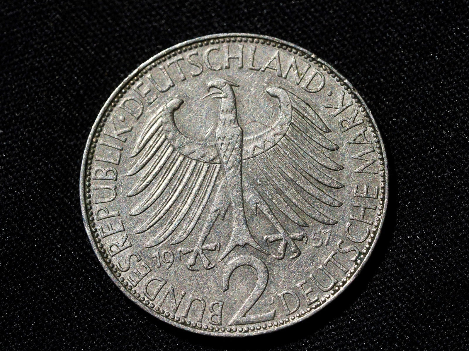 Germany 1957J 2 Marks0
