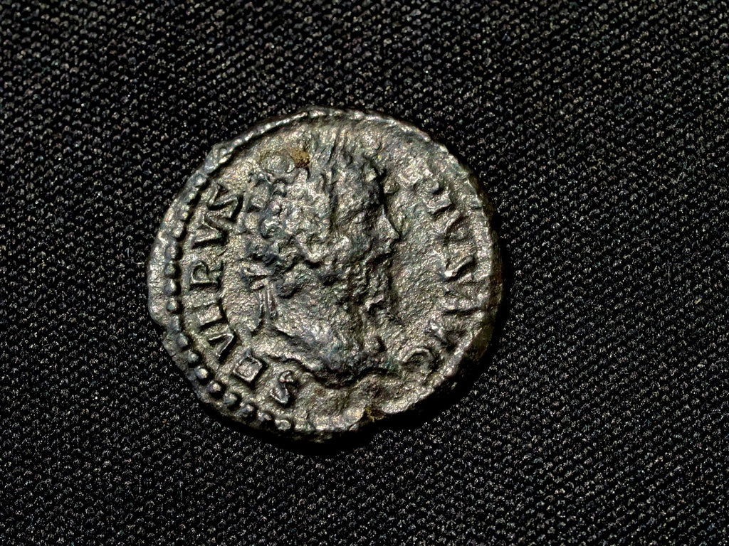 Septimius Severus Denarius-Fundator Pacis-Black patina0