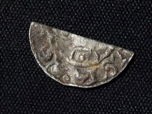King John Short Cross Cut Half Penny-class 5b1-Adam