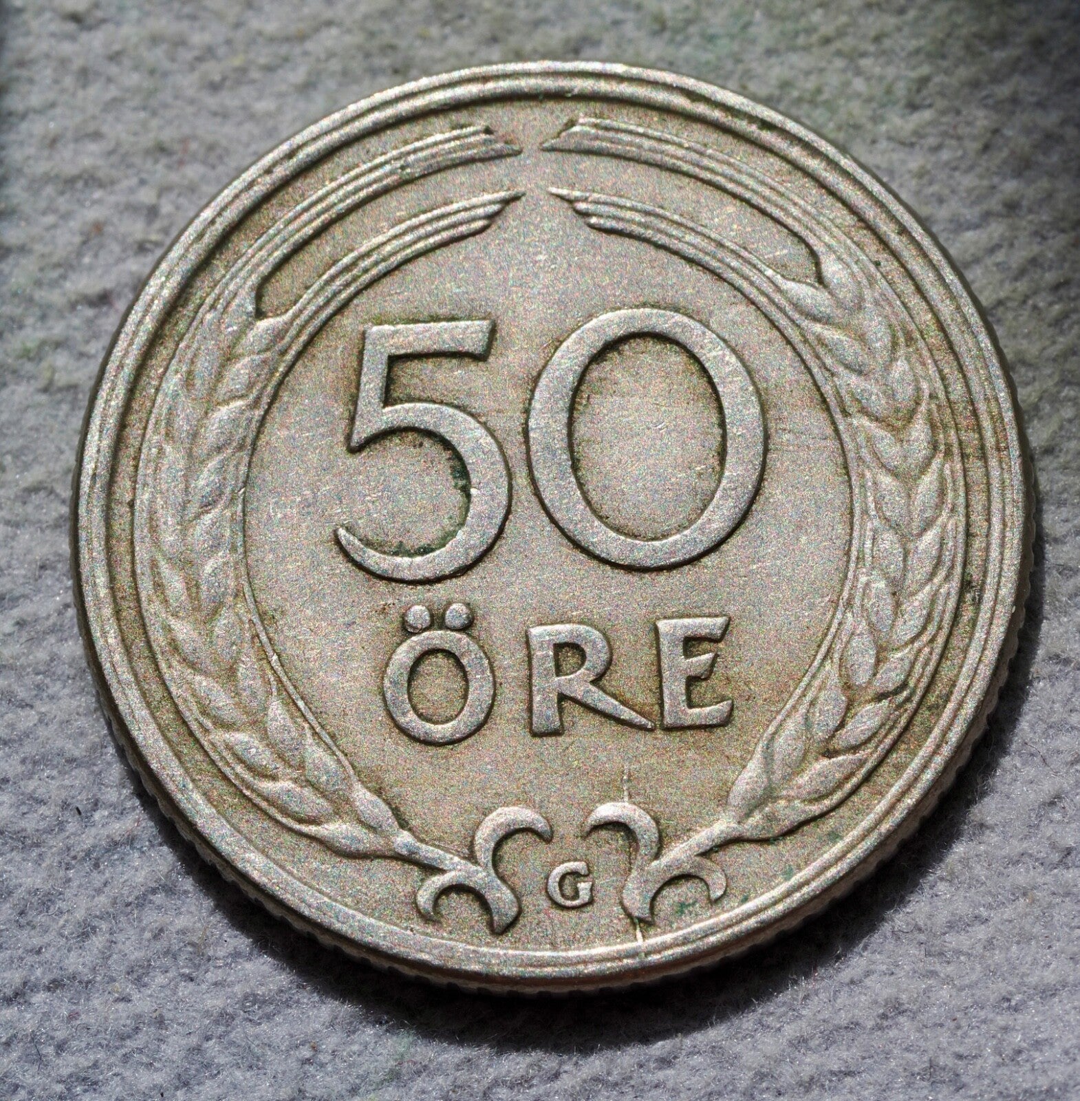SWEDEN 50 Ore 1940 G1