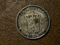 Netherlands 1 /2 guilden 1930-holed in four places0