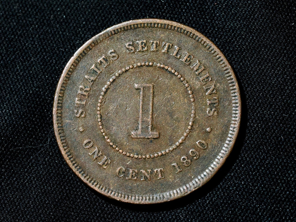 Straits Settlements - 1890 - one cent - Queen Victoria0