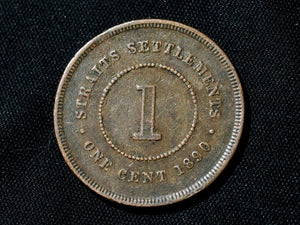 Straits Settlements - 1890 - one cent - Queen Victoria