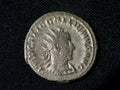 Gallienus  antoninianus -Virtus standing left, resting on shield,holding spear0