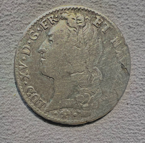 France, Louis XV, Half-Écu, 1762 L, Bayonne