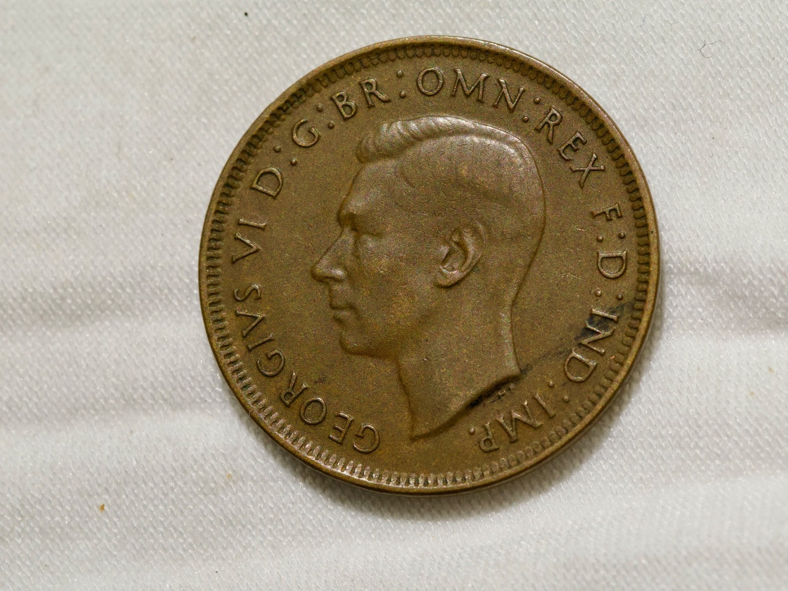 Australia  Half Penny 1944 M1