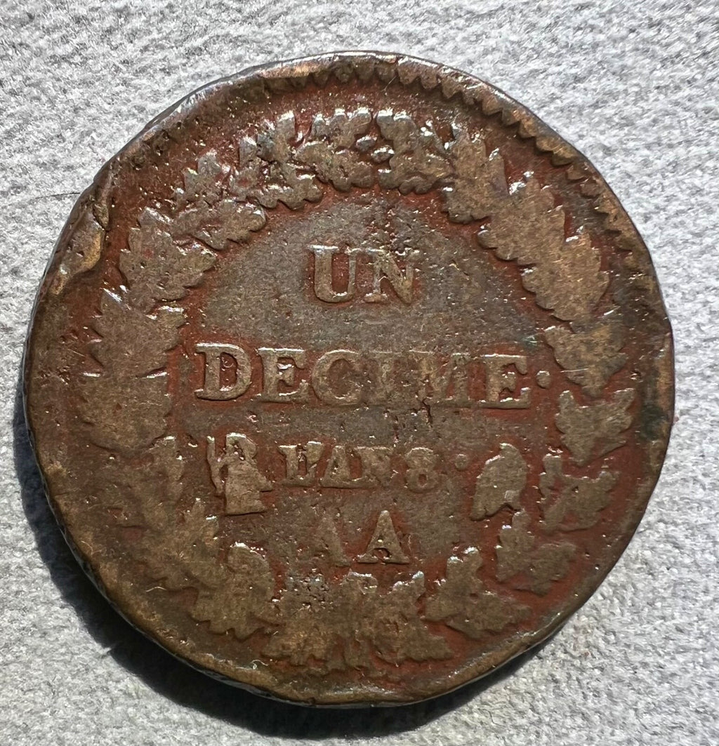France, Decime, L'AN 8, AA Metz0