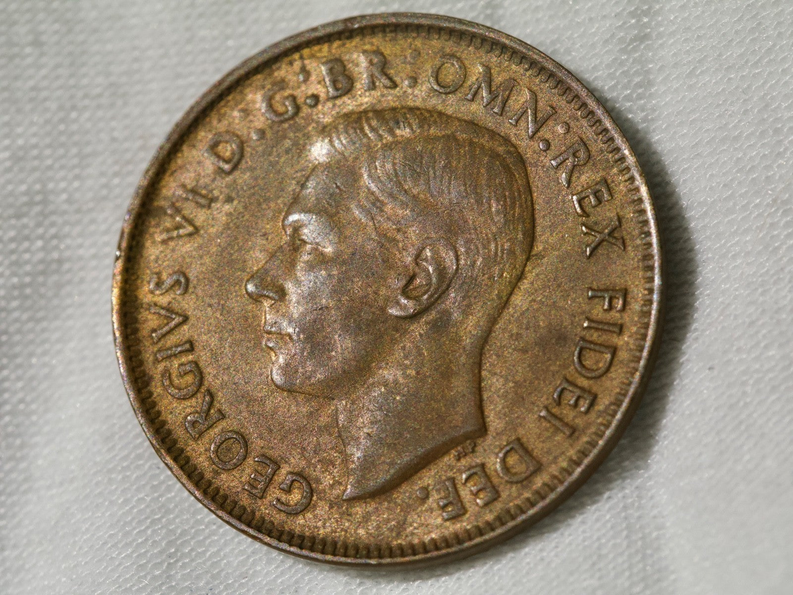 Australia  Half Penny 19491