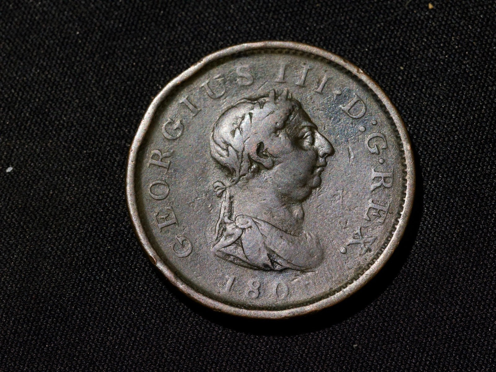 1806 George III Penny Coin0