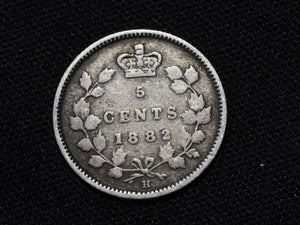Canada 5 Cents 1882H