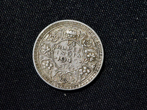 India  George VI Quarter  Rupee 1945