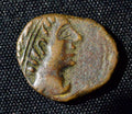 Spain Iberia Castulo ae18 2BCE. Bull0
