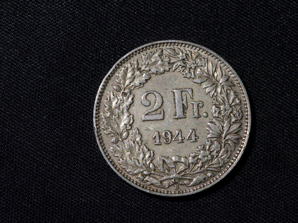 Switzerland 2 Francs 1944 B1