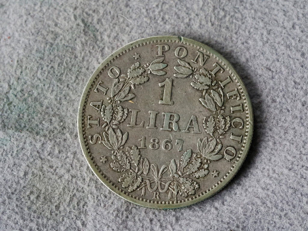 Italy 1 Lira 18671