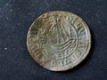 Medieval German  jetton. Ship penny. Profile of a sailing ship. Nuremberg-28mm0