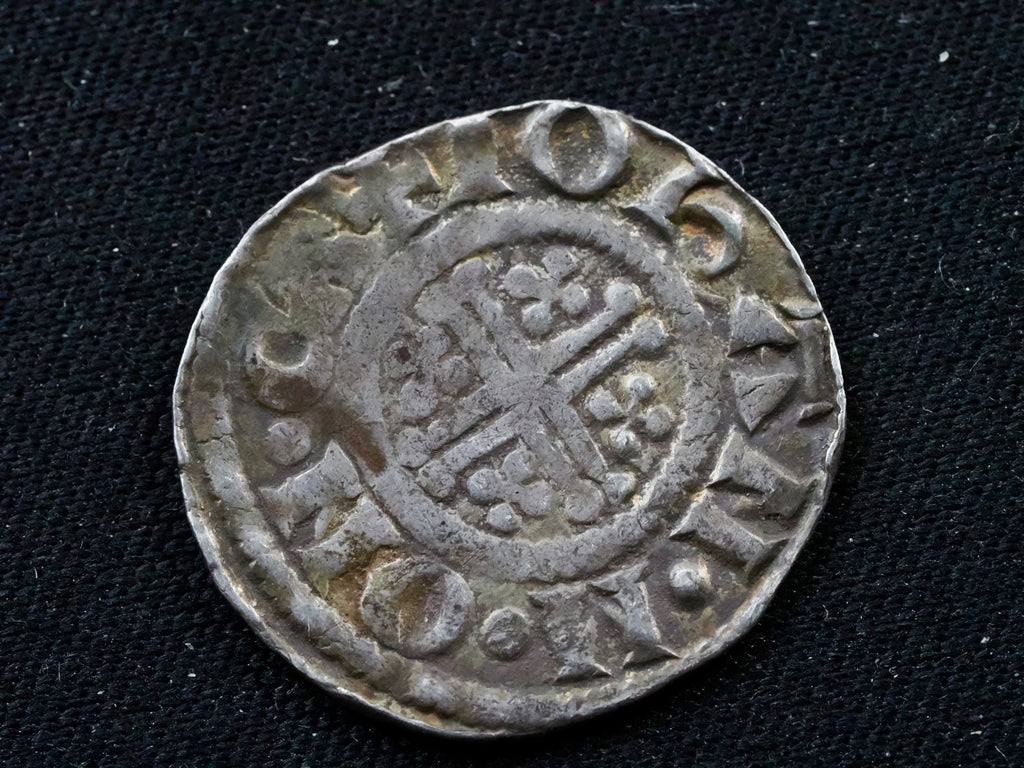 King John hammered penny class 5c-IOHAN ON CA1