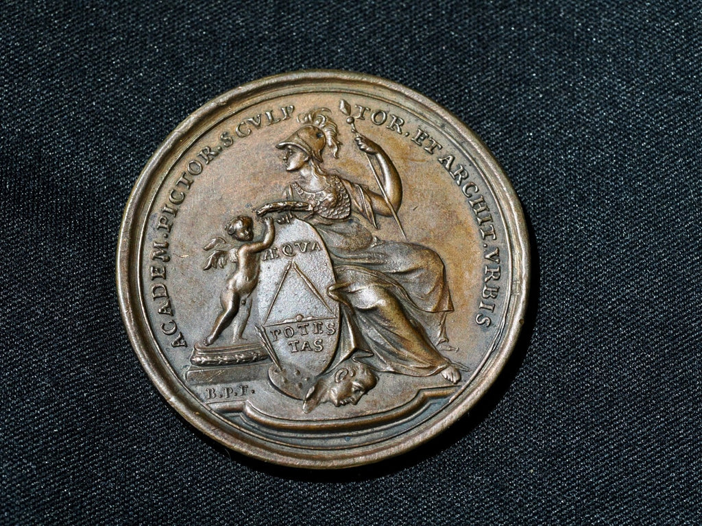Italy-Vatican (ca 1790) Carlo Pio Balestra Bronze Medal By Bernhard Perg-46mm1